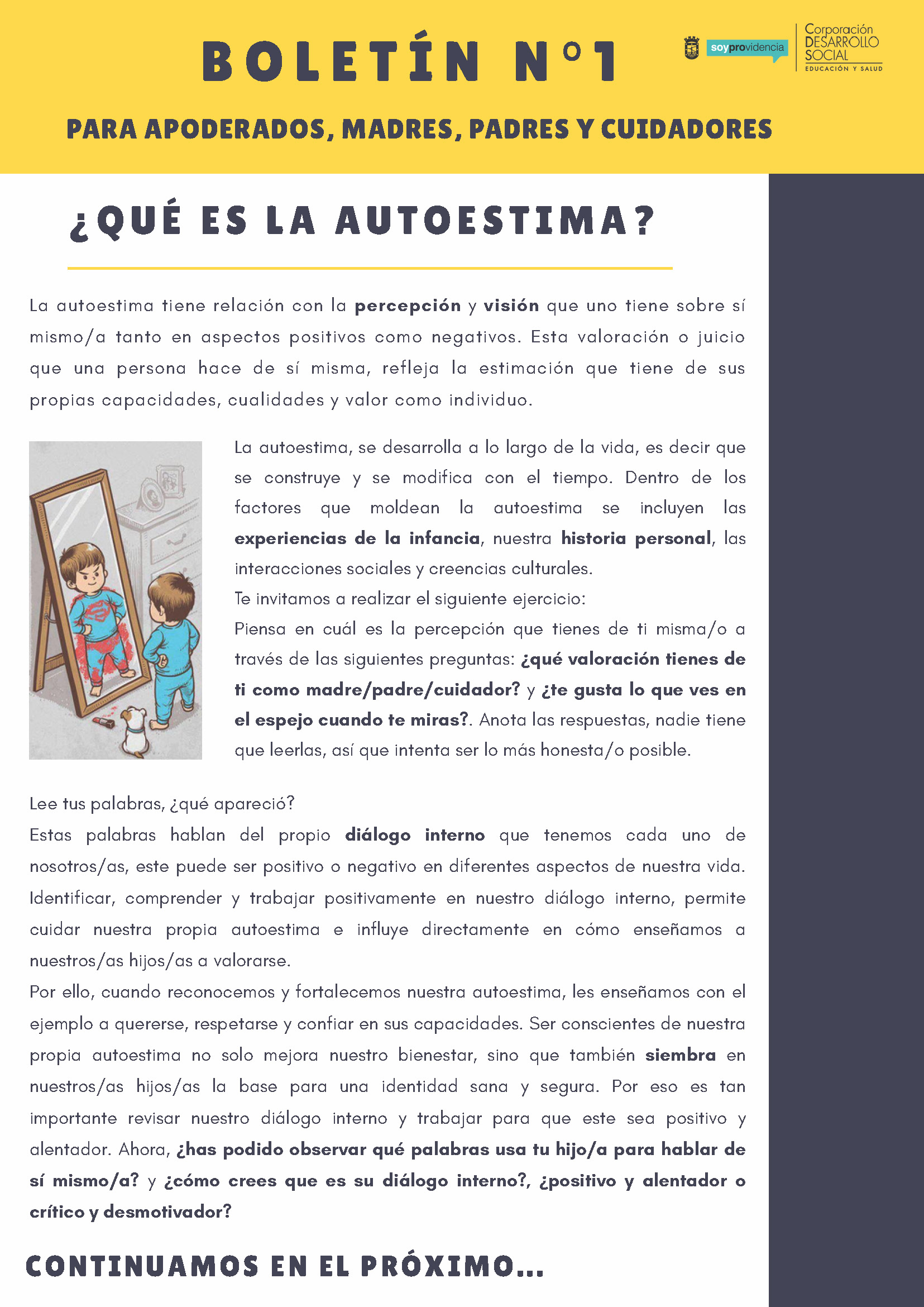 BOLETÍN FAMILIA ESCUELA 4BÁSICO