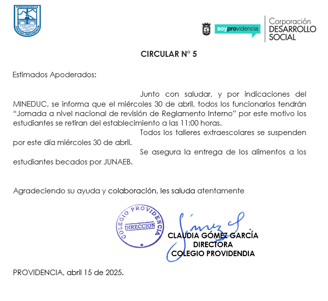 circular 5