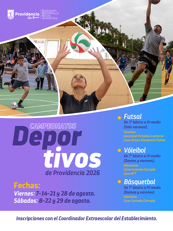 CAMPEONATOS DEPORTIVOS 2026 POP UP