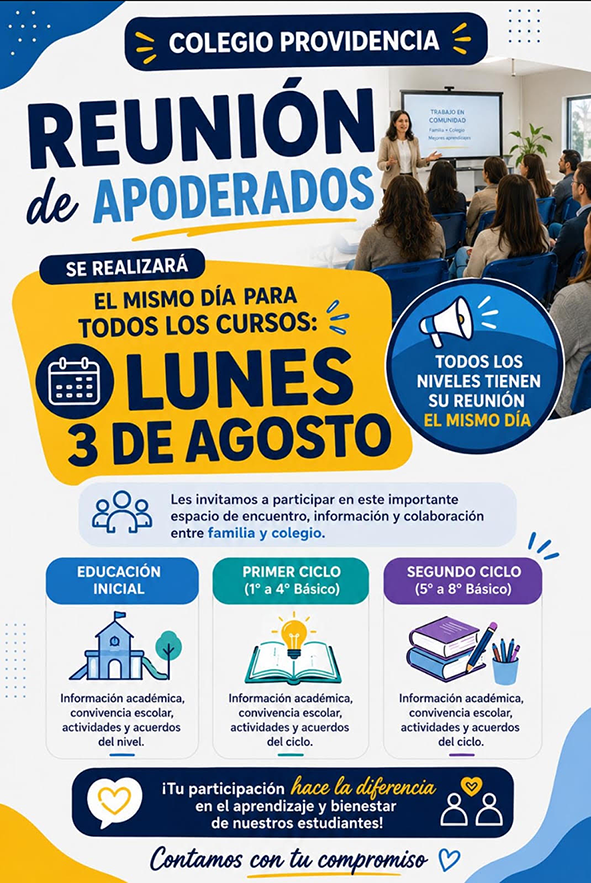 Reprogramación de Reuniones de Apoderados