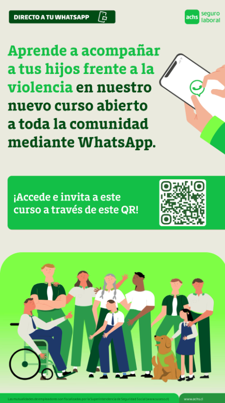 Curso ACHS: ¿Cómo acompañar a nuestros hijos frente a la violencia escolar?