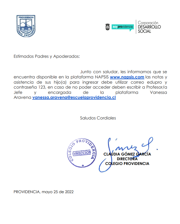 Instructivo Ingreso Napsis